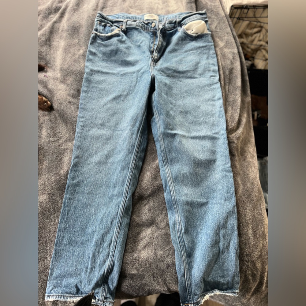 Abercrombie & Fitch The 90s Straight Ultra High Rise